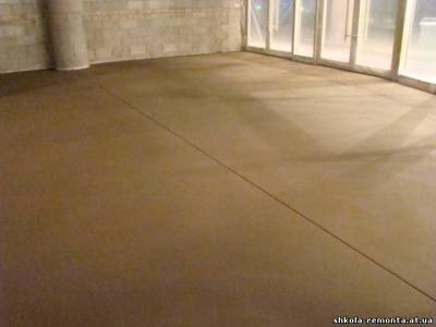 Как выполнять бетонную стяжку?