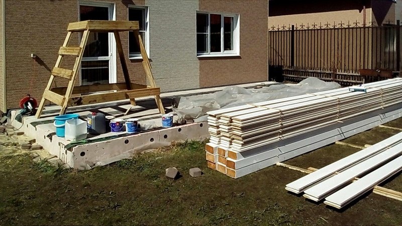 Строительство летней веранды в Колпино СПб - фото 6
