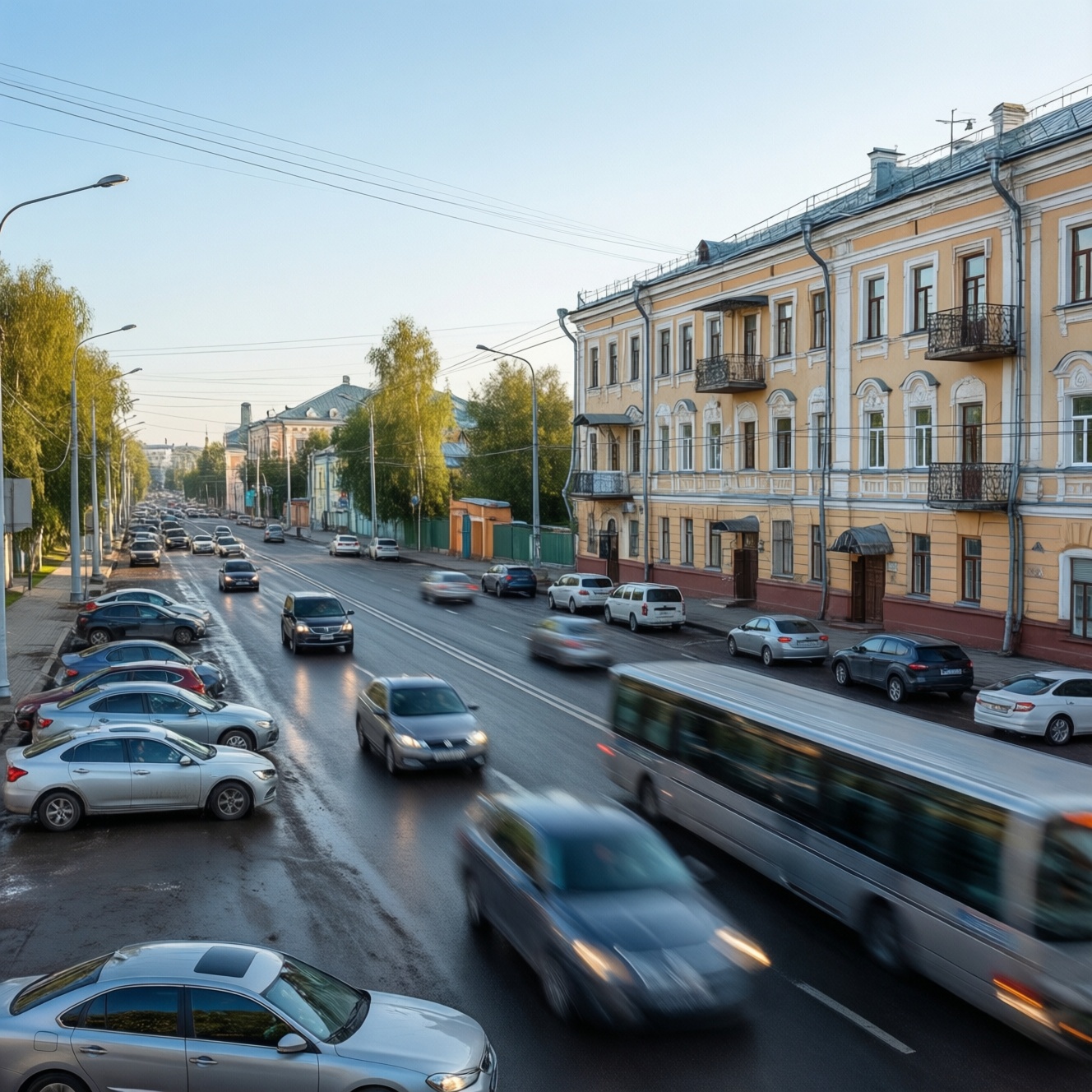 Улицу Кузбасскую в Нижнем Новгороде открыли после двухлетнего ремонта